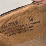 Alegria  Black Keli Glitter Leather Slip on Clogs Size 38 / 8-8.5 Wide Photo 7