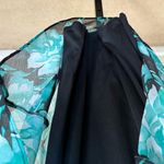 Romantic Floral Midi Dress Sleeveless Flowy Size 12 Garden Cottagecore Fairy Black Photo 4