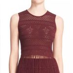 ALC Frank ALC fringe cutout top in wine EUC Photo 0