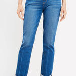 Loft  Ann Taylor Jeans Girlfriend SZ 29/8 Cotton Stretch Mid Indigo Wash Curvy Photo 0