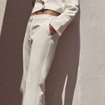 ZARA blazer cropped double breasted oyster white Photo 3