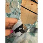 Lulus NWT  Soiree Perfection Light Blue Floral Ruffled Tiered Maxi Dress Size S Photo 4