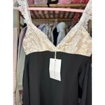 Saints + Secrets  LAKYN LACE BUST TIED BACK MINI DRESS BLACK Size Small Photo 11