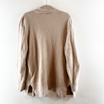 Rachel Zoe  Long Sleeve Open Cardigan Duster Sweater Tan Beige Medium Photo 11
