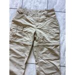 The North Face Womens Convertible Hiking Pants Size 14 Nylon Beige Photo 1