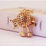 Green M & M Rhinestone Keychain ~NEW~ —Makes a Great Gift Photo 2