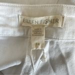 Eileen Fisher White Wide Leg Ankle Pants Size 14 NWT Organic Cotton High Rise Photo 6