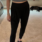 Black Jogger Sweatpants Lounge Yoga Joggers Pants Photo 0