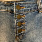 Billabong Buttoned Up button fly light wash raw hem distressed 5 pocket short 29 Photo 1