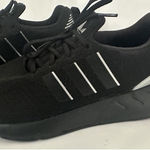 Adidas Originals Swift Run 22 Core Black Knit Running Sneakers Womens New No Box Photo 0
