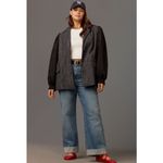 Maeve Anthropologie  NWT Mixed Media Tweed Bomber Jacket Size 6 Photo 10