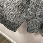 Eileen Fisher {} Knit Black and White Cap Sleeve Organic Knit Cardigan Size Small Photo 3