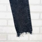 American Eagle Women's Black Wash Distressed Ripped Frayed Hem‎ Jeans 28x30 Size 28 Photo 2