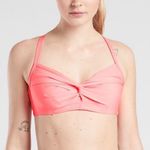 Athleta Twist Up Bra Underwire Swim Bikini Top Swimwear Wink Pink 32B/C or XS/S Photo 0