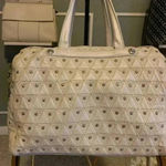 Versace  Leather satchel color cream soft Leather Photo 8