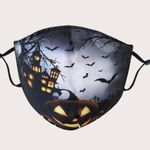 Halloween Design Mask Black Photo 1