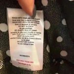 Wednesday's Girl Women's XL Black Polka Dot Knee Length Dress Casual Photo 5