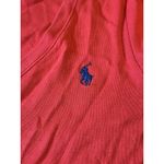 Ralph Lauren Sport Size Large V Neck Red Cotton Sweater Preppy Staple Designer Photo 5