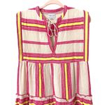 Saylor  Maryam Boho Tassel Maxi‎ Dress Cream Pink Medium Photo 4