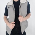 Sonoma Sleeveless Outerwear Fleece Gray Vest Photo 0