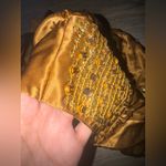 Victoria's Secret Victoria’s Secret 1990’s 100% SILK Gold Sequin & Rhinestone Mini Slip Dress XL Photo 5