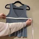 Paper Crane  Light Blue Sleeveless Top Photo 4