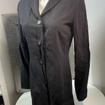 Ann Taylor Women's Blazer Suit Jacket Business Pinstripe Notch Tailored Photo 2