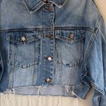 Vibrant  miu Blue Denim Jacket size M 100%Cotton Photo 2