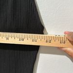 Reformation Jeans Square Neck Dress Sexy LBD Date Night Lux Black Dress Photo 6