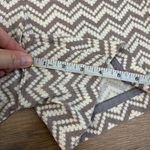 Anthropologie Cartonnier Melisma Chevron High Rise Shorts Taupe Ivory Photo 7