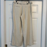 Talbots  Collection Beige Wide Leg Pants Size 12 Resort Vacation Chic Photo 3