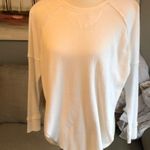 Aritzia Cute and Comfy White Thermal Long Sleeve Top Photo 3