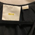 Maeve  Black Ruffle Silk Sleeveless Blouse. Photo 1