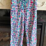 Self Esteem Comfy Pajama Pants  White Graffiti Fleece fits Womens XS Girls 14 Photo 0