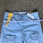 VIP Jeans Light Wash Wide Leg Cargo Pants Size 15/32 Black Photo 8