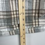 THML ‎ Jacket Shacket Women Small Green Brown Plaid Button Pocket Flannel Ranch Photo 7