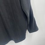 Chico's  TRAVELERS Shirt Size 12/14 Top Red Black Colorblock Wave Travel Vacation Photo 7