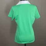 Fit Dry Shirt Women’s Size M Green Polo Shirt Golf Tennis Open Collar NIKE Photo 3