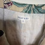 Beau & Ro Jungle leopard 100% cotton Maxi dress sz S Green Photo 1