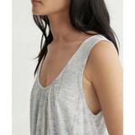 Lucky Brand Boho flowy Tank Top SMALL Pleated in Allure gray sleeveless NEW Photo 4