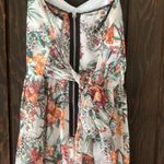 Forever 21 Floral and cheetah print mini dress woman’s size small Photo 5