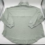 American Eagle AE Oversized Half Size Sweatshirt Lightweight Large/X-Large Sage Photo 6