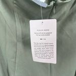 BHLDN  Dress Size 12 Satin Charmeuse Maxi Sage Green Ruby Twist Halter Long NWT Photo 8