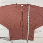 CAbi Kimono Brick Dust Knit Button Up Cardigan Sweater Size Medium Photo 6