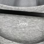 Jenni Intimates Sleep T-Shirt Gray Short Sleeve Size 1X New Photo 3