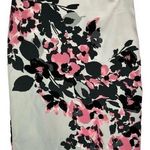 New York & Company Light Gray Cherry Blossom Floral Pencil Skirt 2 Photo 0