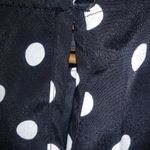 Merona Black White Polka Dot Sleeveless Satin Top XS Photo 1