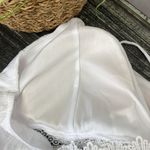 No Boundaries  White Lace Trim Sleeveless Halter Top XXXL Photo 2