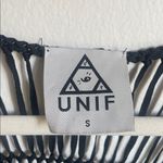 Unif  Jane Birkin Black Macrame Dress Photo 4