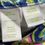 Lilly Pulitzer  size 0 shorts scallop hem size zip blue tropical print pockets Photo 7